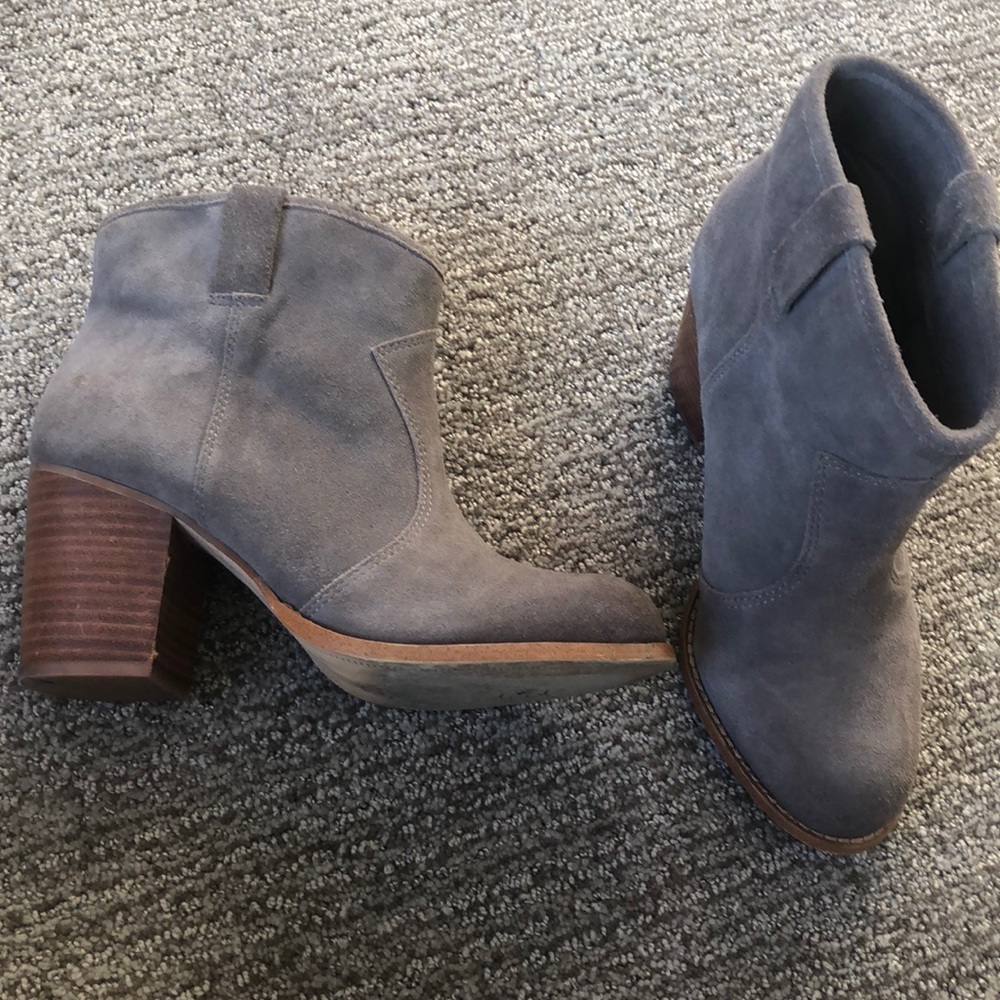Splendid Brand, grey suede, booties